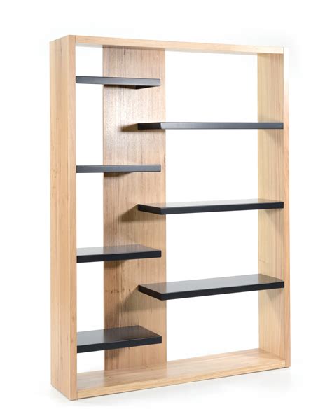 Aztec Bookcase - Black Shelves