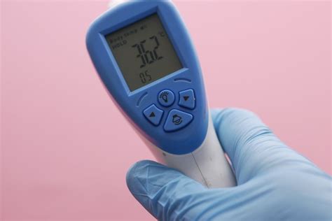 A Person Holding an Infrared Thermometer · Free Stock Photo