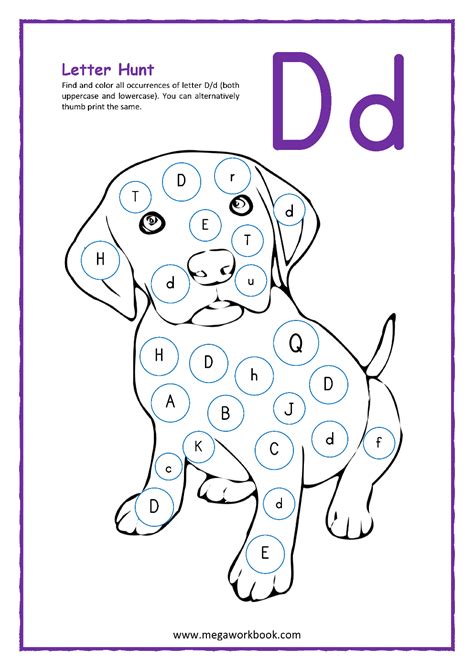 Letter D Worksheet For Preschool – Ame.my.id