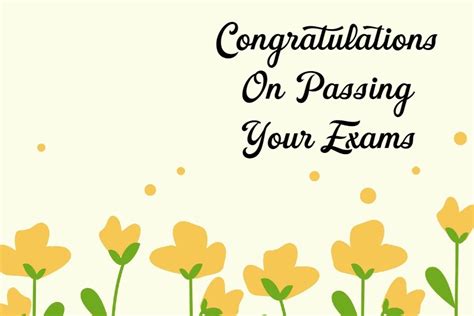 Congratulation Messages For Passing Exams