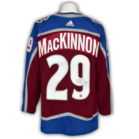 Nathan MacKinnon Colorado Avalanche Autographed Adidas Authentic Hockey Jersey - NHL Auctions