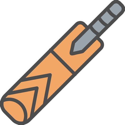 Cricket Bat Vector Icon 16465062 Vector Art at Vecteezy