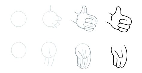 How To Draw Cartoon Hands | Drawing anime hands, Cartoon drawing ...