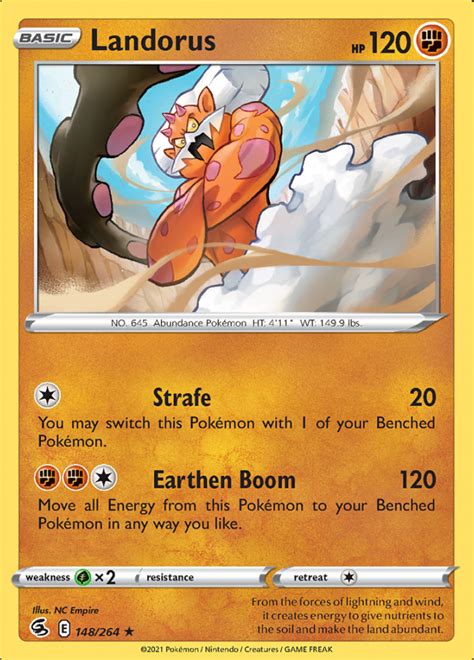 Landorus - Fusion Strike - Rare Holo - Pokemon TCG - DigitalTQ