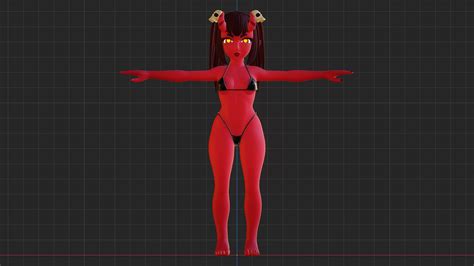 Meru The Succubus (Rigged)