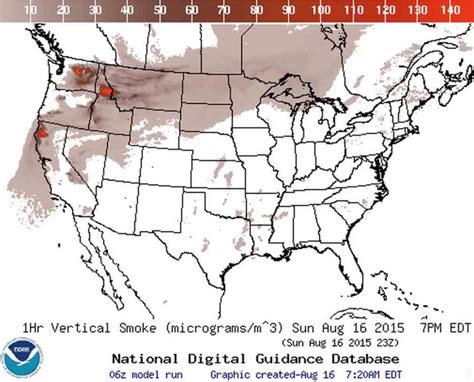 Current Wildfire Smoke Map