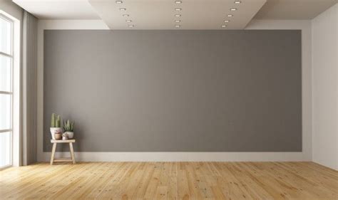 Empty minimalist room with gray wall on ... | Premium Photo #Freepik # ...
