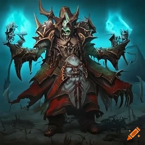 Image of an undead shaman from diablo 4