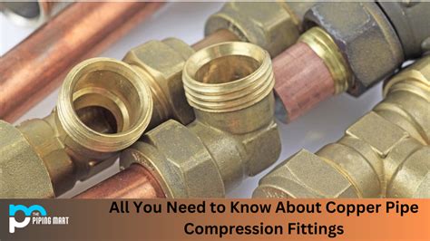 How to use copper pipe compression fittings?