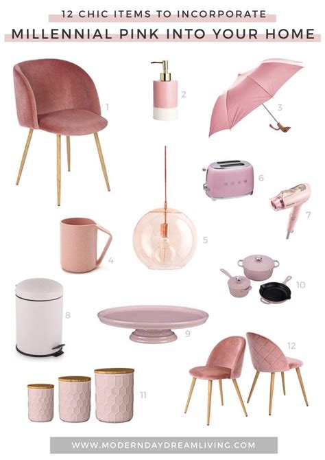 How To Incorporate Millennial Pink In Your Home | Pink home decor, Home ...