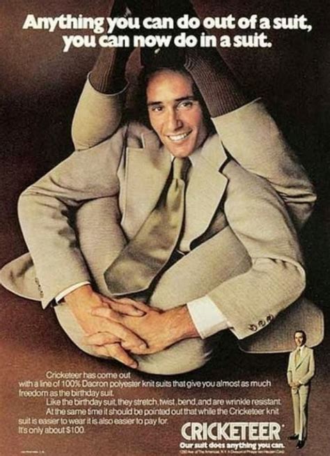 These Strange Cricketeer Suit Ads Are From the 1970s! ~ Vintage Everyday