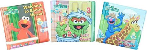 Sesame Street Elmo's World Bath Time Bubble Books Featuring Elmo (Set of 3) | #4331340830