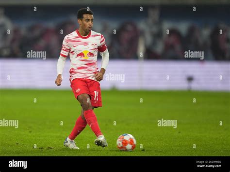 Tyler Adams of RB Leipzig during Rb Leipzig against Leverkusen, Bundesliga, at Redbull stadium ...