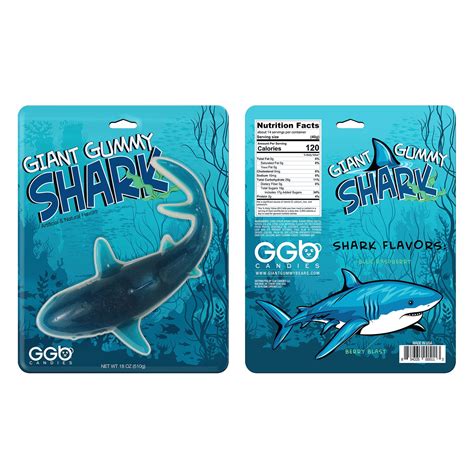 Giant Gummy Shark, 18oz | Albanese Confectionery