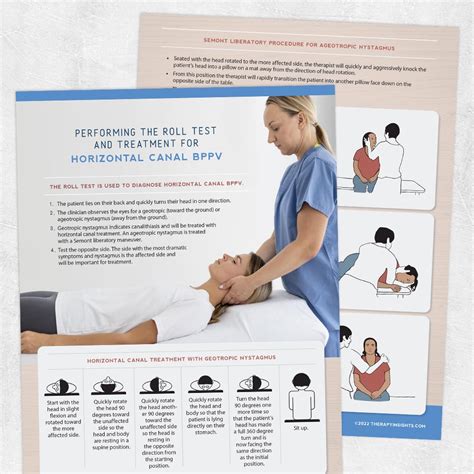 Performing the Roll Test and Treatment for Horizontal Canal BPPV – Adult and pediatric printable ...