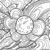 Galactic Nebula Coloring Page  Pagescom sketch template