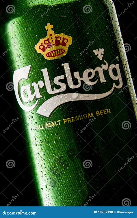 Carlsberg beer editorial image. Image of closed, beer - 18757190