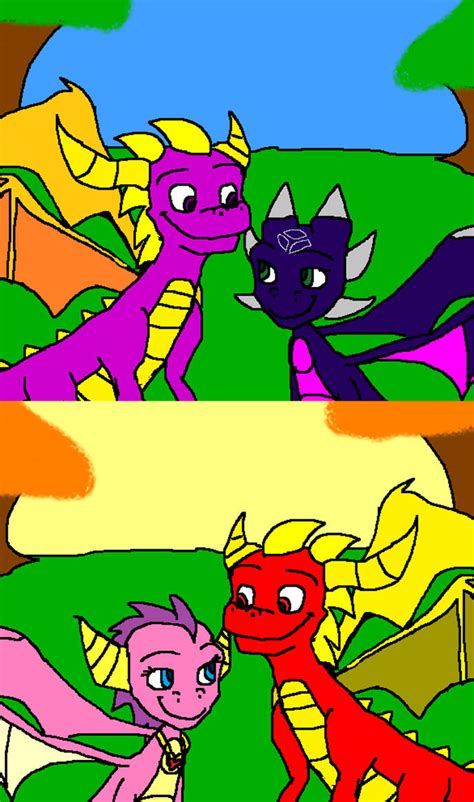 Spyro x Cynder and Ember x Flame Together Forever - Legend Of Spyro ...