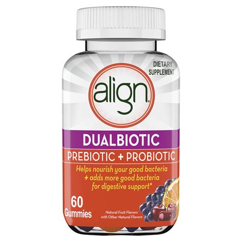 Align DualBiotic Prebiotic + Probiotic Supplement for Adult Men & Women ...