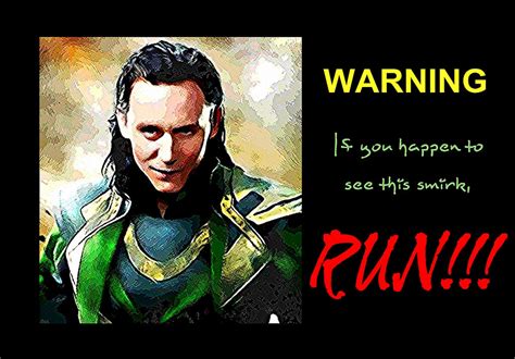 Loki smirk by cfwarrior on DeviantArt