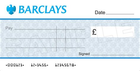 Blank Cheque Template Uk