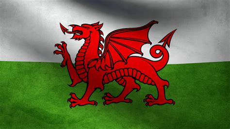 Wales flag waving 28213060 Stock Video at Vecteezy