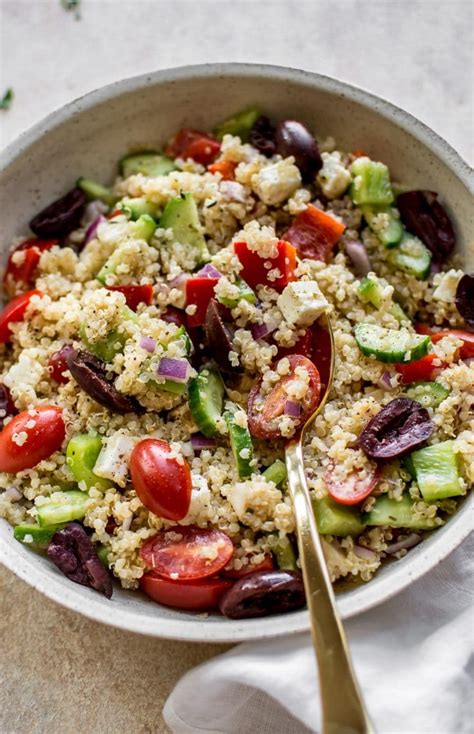 Mediterranean Quinoa Salad • Salt & Lavender