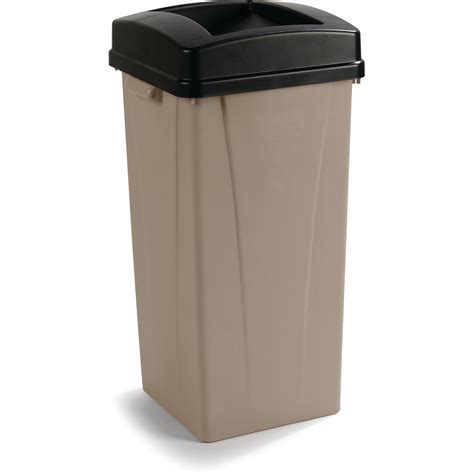 34352569 - Centurian™ Square Swing Top Waste Container Trash Can Lid 23 ...