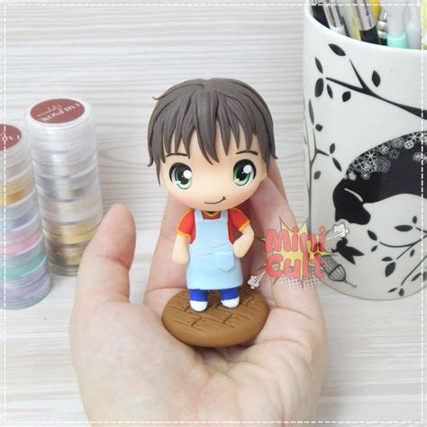 Chibizinho Ken Hidaka - Weiss Kreuz | Elo7 Produtos Especiais | Art toy, Kawaii, Toys