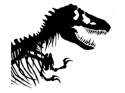 Dinosaur Pumpkin Carving Stencil