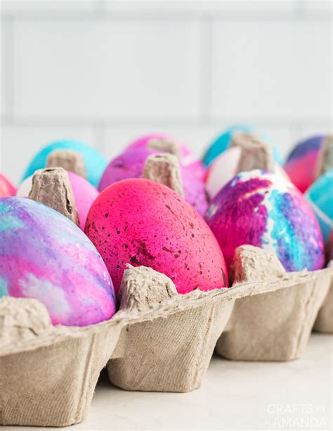 7 Cool Ways to Decorate Easter Eggs - Crafts by Amanda