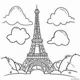 Eiffel Tower Coloring Page 43043 34019 sketch template