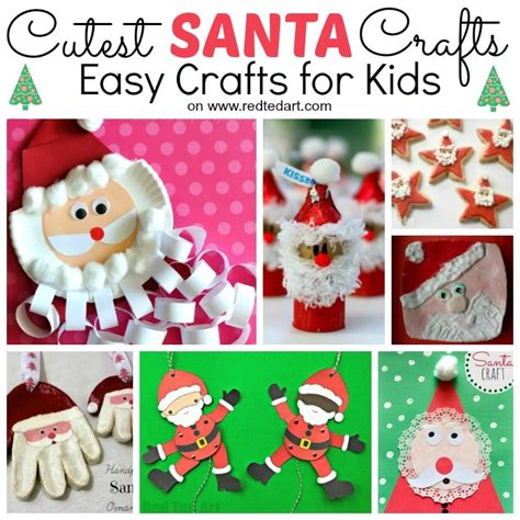 Easy Santa Craft Ideas for Kids - Red Ted Art - Make crafting with kids easy & fun