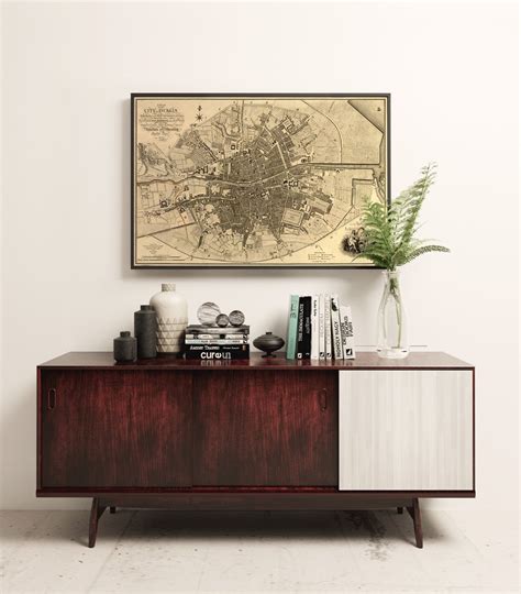 Old map of Dublin - Historical map of Dublin - Old city map archival print on paper or canvas