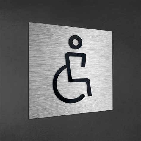 Handicapped Signs Wheelchair Signage Handicap Bathroom - Etsy