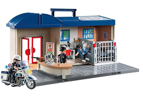 Playmobil Take Along Police Station | Playmobil, Police station, Police