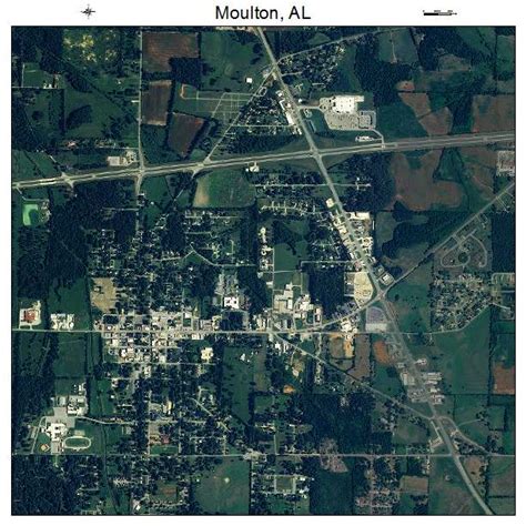 Aerial Photography Map of Moulton, AL Alabama