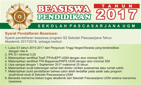 Beasiswa S2 Dalam Negeri Terbaru - INFO BEASISWA KULIAH