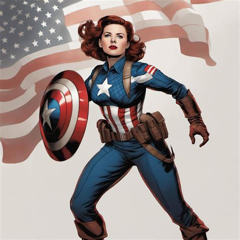 PEGGY CARTER AS CAPTAIN AMERICA by CASEYCOLTON on DeviantArt