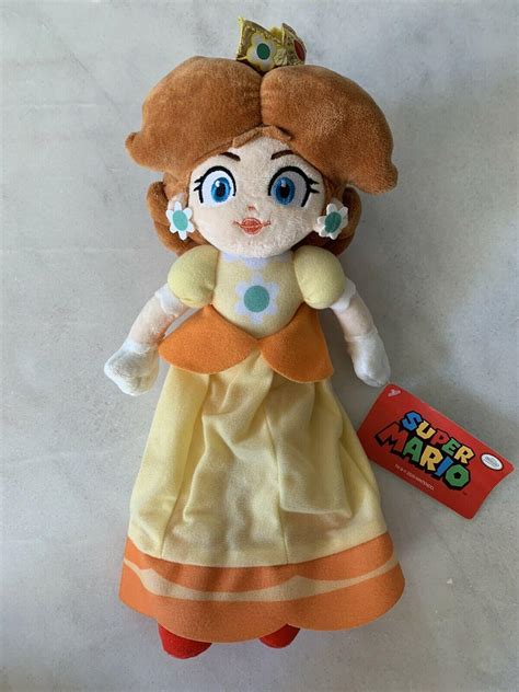 Super Mario Bros Princess Daisy Plush Doll Stuffed Animal Toy 12 inch ...