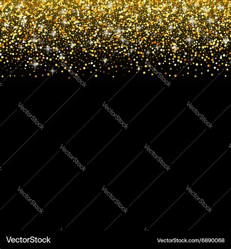 Black Gold Glitter Sparkle Background