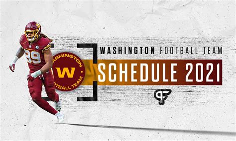 Washington Football Team Schedule 2021: Dates, times, win/loss ...