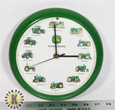 VINTAGE JOHN DEERE WALL CLOCK