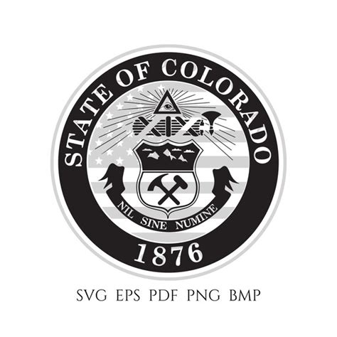 State of Colorado Seal Colorado State Seal State Seal | Etsy