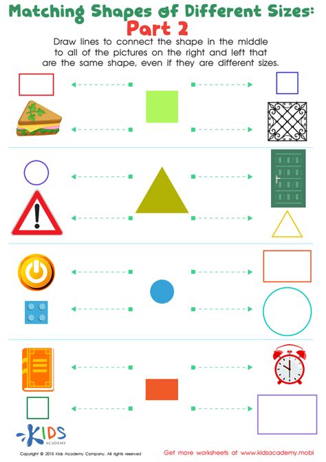 Geometry: Part 2 Worksheet, Free Printable PDF for Kids