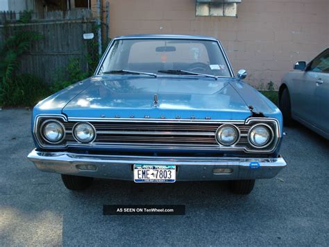 1967 Plymouth Belvedere Ii Base 4. 5l