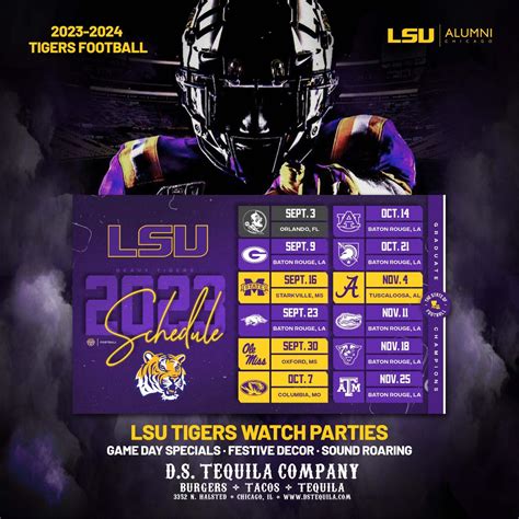 Lsu Football Schedule 2024 Season Printable Schedule - Bobby Christa