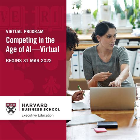 Harvard Business School Executive Education on LinkedIn: Competing in the Age of AI—Virtual ...