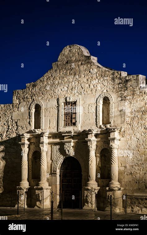 The Alamo (Mission San Antonio de Valero), San Antonio, Texas USA Stock Photo - Alamy