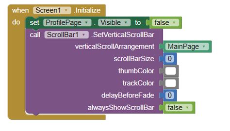 Disable scrollbar - MIT App Inventor Help - MIT App Inventor Community